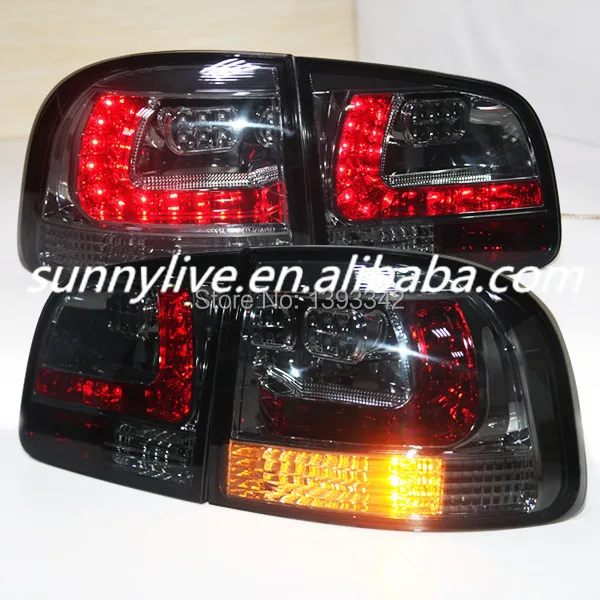 2003-2009 год для VW Touareg светодиодный задний светильник фонарь чёрное Дымовое