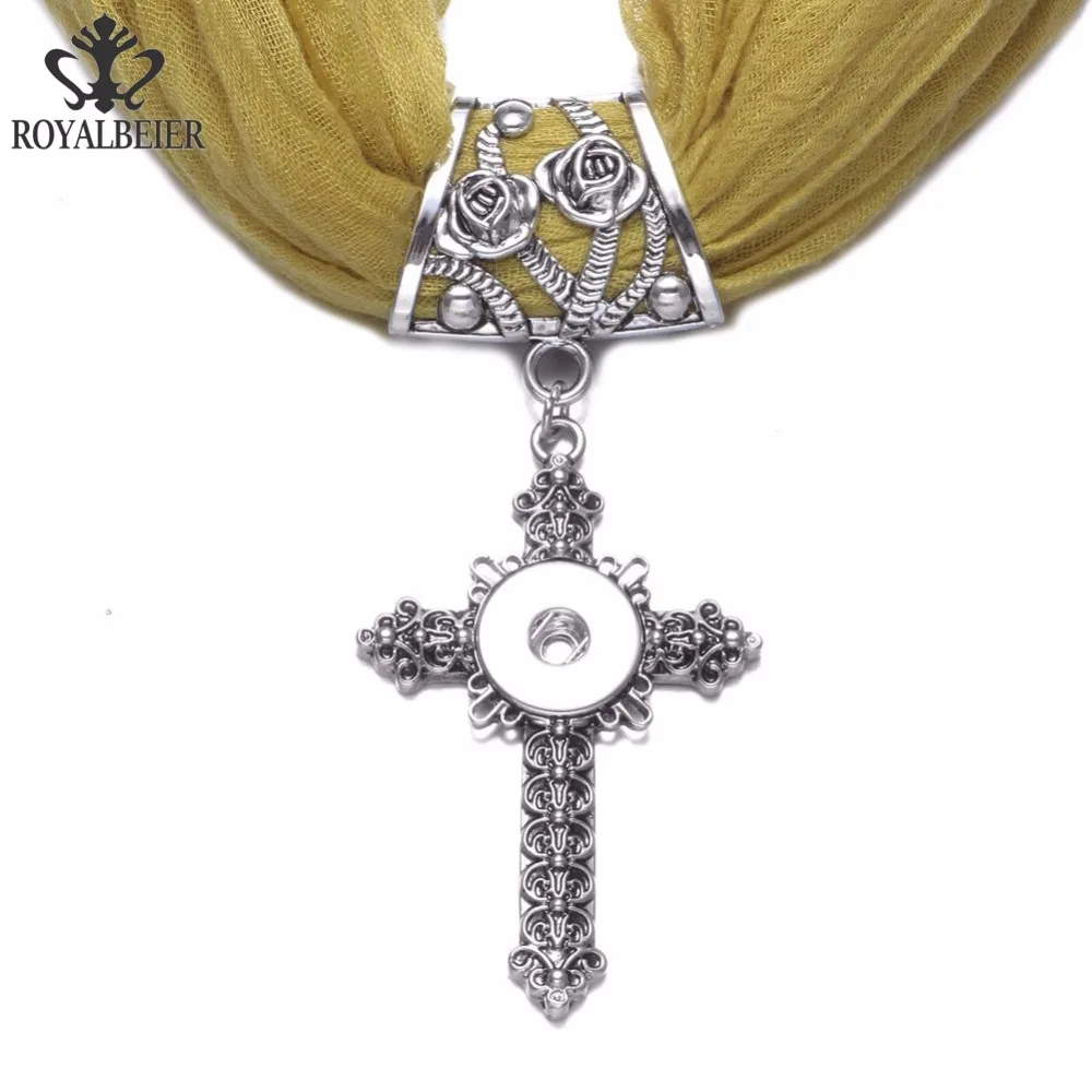 

RoyalBeier 2019 Multi Options Scarf Charms 18mm Snap Button Charms Jewelry For Women 20mm Leather Bracelet Snap Jewelry