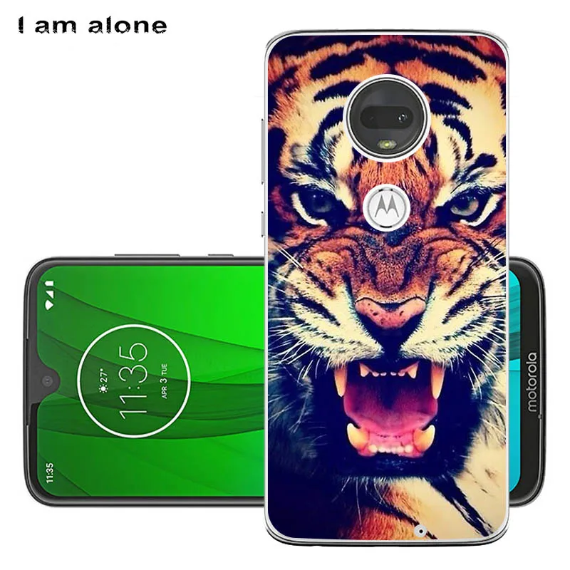 Чехлы для телефонов I am alone для Motorola Moto G7 G7 Play G7 power Solf из ТПУ, модные милые Чехлы для Moto G7 - Цвет: Solf TPU W62