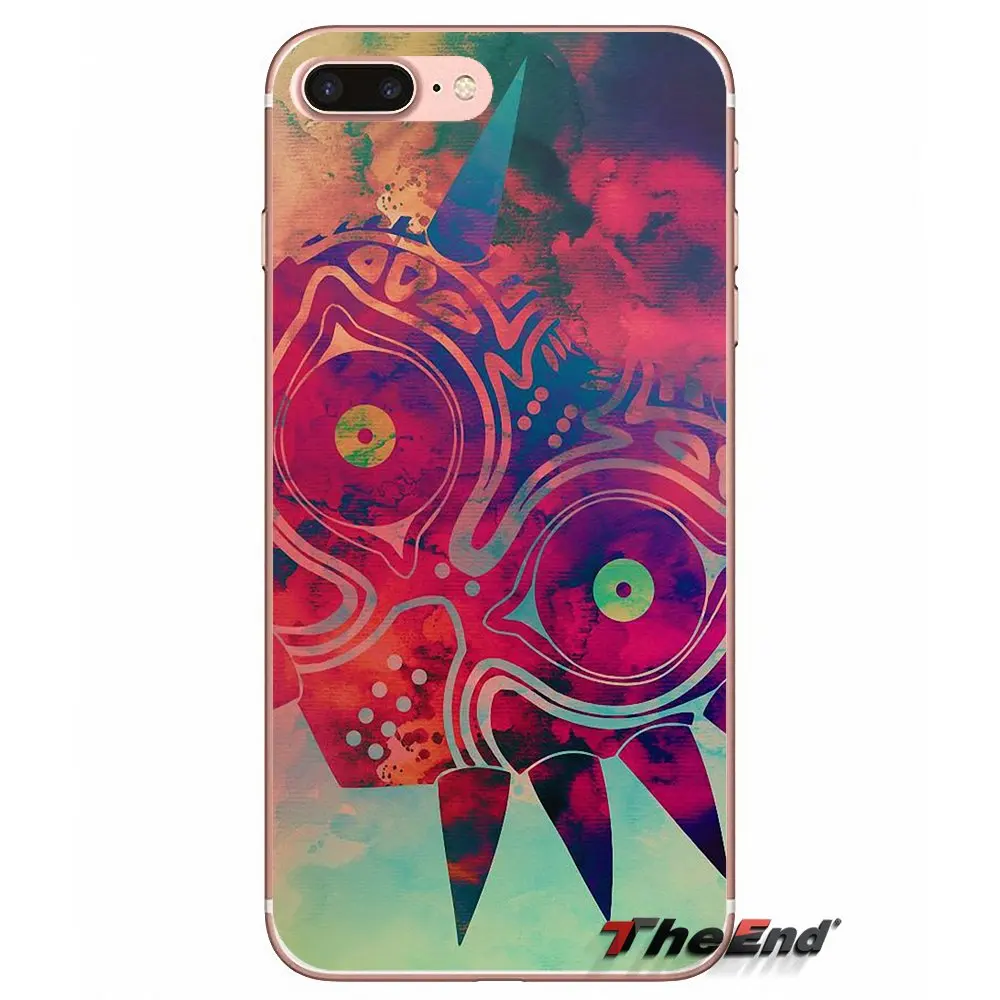 Для Apple iPhone X 4 4S 5 5S SE 5C 6 6S 7 8 Plus 6Plus 7plus 8plus Fundas Coque Legend of zeldas Majora's Mask силиконовый
