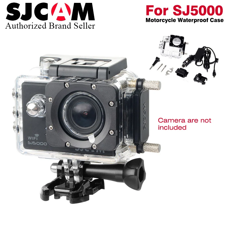 SJCAM мотоциклетный водонепроницаемый чехол для SJ5000/SJ4000 Серии Cam зарядный корпус для sj cam SJ5000X Elite аксессуары для экшн-камеры