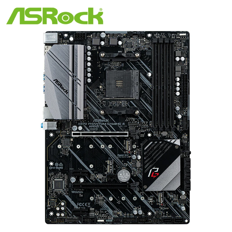 X570 Phantom Gaming 4 AMD X570 AM4 гнездо DDR4 atxmotherboard