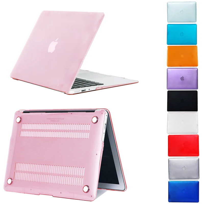Новые ультра гладкие Кристалл PC Laptop Sleeve для Macbook Air 11 6 дюйма 13 3 с retina Дисплей сумка