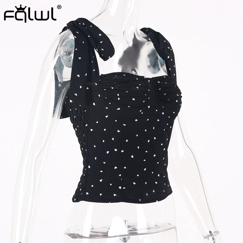 Женский облегающий топ с открытыми плечами FQLWL укороченный плиссированный