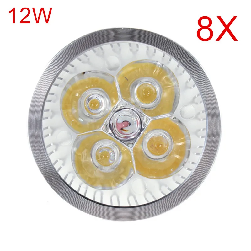 GU10 12 Вт Светодиодная точечная лампа AC110V 220 в 230 240 теплый белый/холодный белый