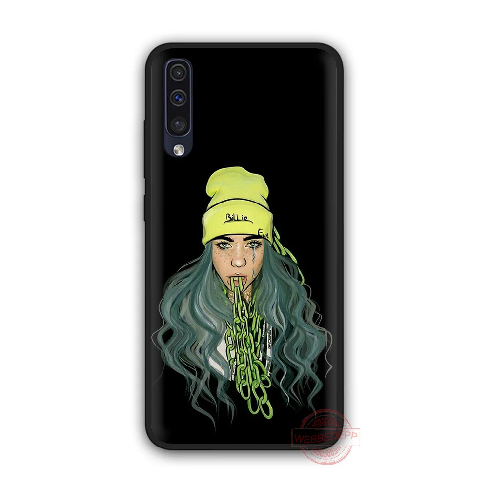 7 WEBBEDEPP Billie eilish Радуга blohsh океана глаз мягкий чехол для samsung A3 для детей 5, 6, 7, 8, 9, J6 A10 A20 A30 A40 A50 A60 A70 M10 20 30 40 - Цвет: 7