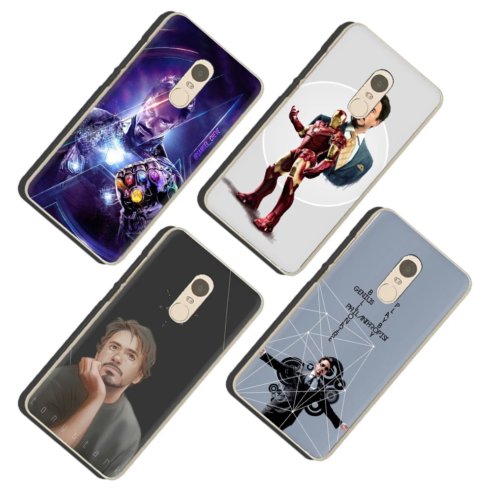 С принтами &quotMarvel&quot &quotМстители Железный человек Жесткий чехол для телефона с