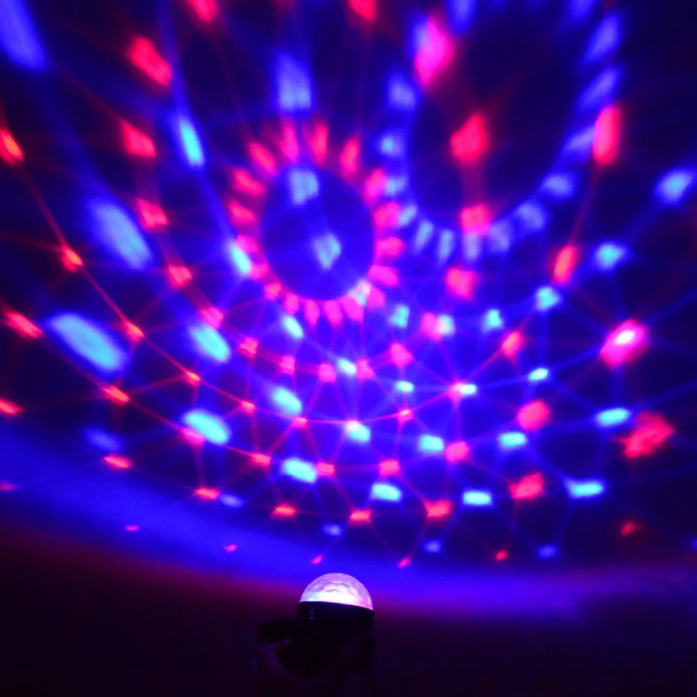 Aimihuo 1 шт. светодиодный RGB Хрустальный Магический Шар Световой Эффект DJ Club
