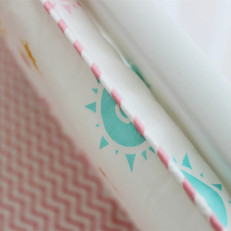 Sunshine Baby Girl Crib Bedding Set Princess Style Kids Newborn Cot 100% Cotton Bed Linen Clothes | Мать и ребенок