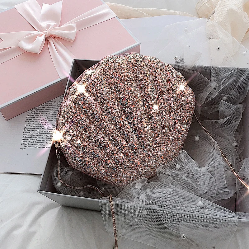 Модные сумочки FuAhaLu новая миниатюрная сумка мессенджер с морской ракушкой