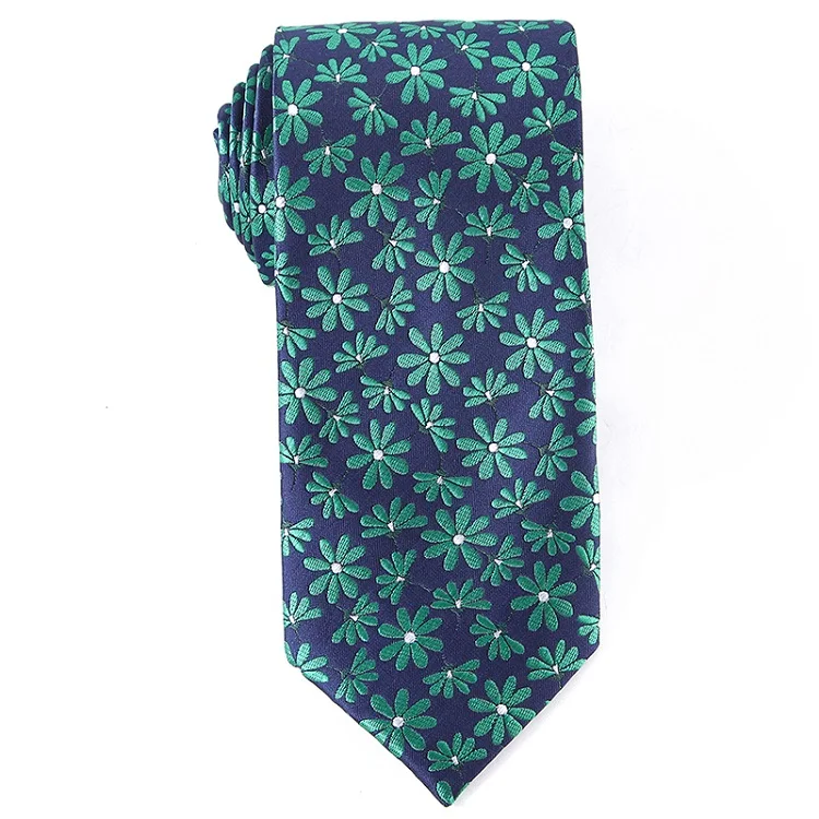 floral tie FPT-013 Портной Смит 1200 стежков 7,5 см мужские галстуки, новые мужские модные галстуки с узором пейсли, жаккардовые галстуки Corbatas Gravata, мужской деловой толстый галстук - Цвет: floral tie FPT-013
