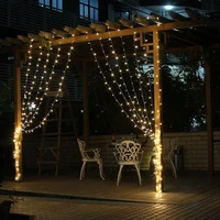 3m x3m 300 led icicle string lights led xmas christmas lights fairy lights outdoor home for weddingpartycurtaingarden decor