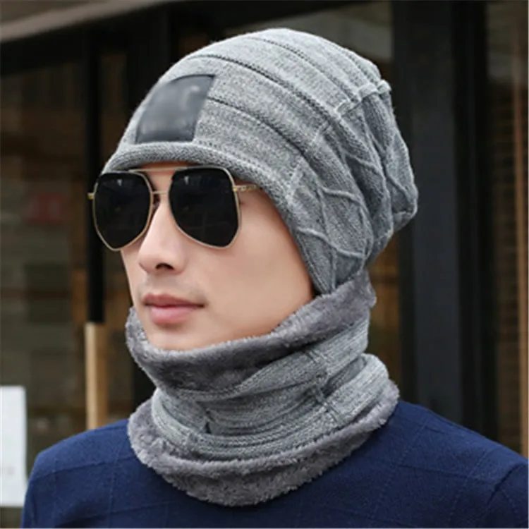 Мужская повседневная шапка зимняя для мужчин вязаная gorros Mujer invierno mans beanie Зимние