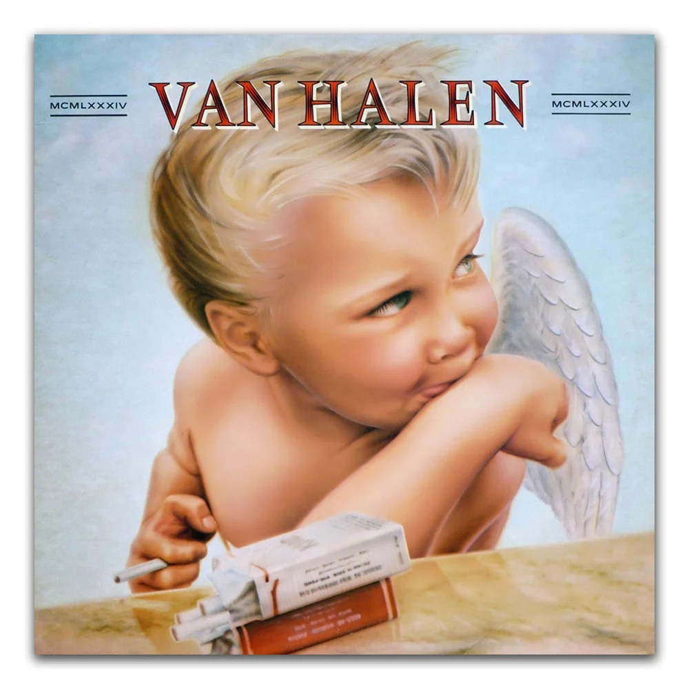 Z0003 Плакаты и принты 1984 Van Halen хард-рок-группы обложки альбома художественный