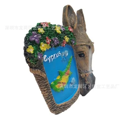 Cyprus donkey Resin Fridge Magnet | Дом и сад
