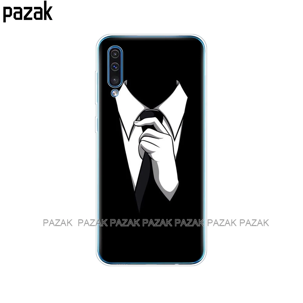 61369 Чехол для Samsung Galaxy A50, силиконовая прозрачная задняя крышка, чехол для телефона Samsung A50 A505 A505F, SM-A505F, мягкий чехол 6,4, чехол, бампер - Цвет: 61369