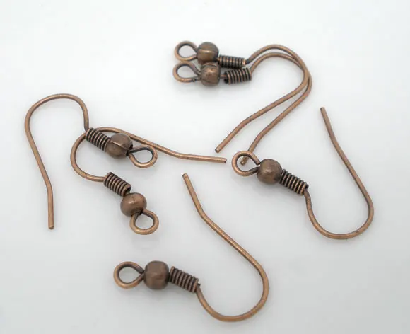 Медные серьги DoreenBeads фурнитура для сережек из античной меди 18 0 мм (6/8 дюйма) x 19 74