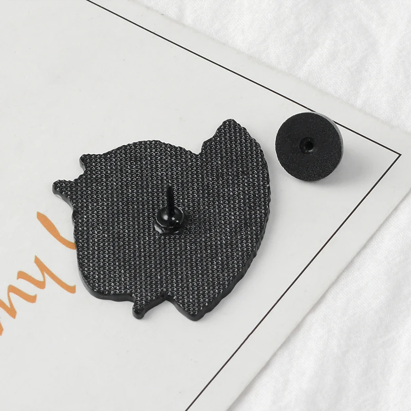 MYYAAAHHH! Длинный язычок Скелет металлическая брошь с эмалью фиолетовый значок