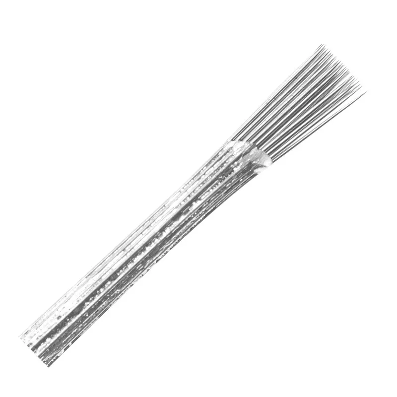 Permanent Makeup Eyebrow Tattoo Needle Round 40 pin Microblading Needles Disposable Tebori Microblade Tool | Красота и здоровье