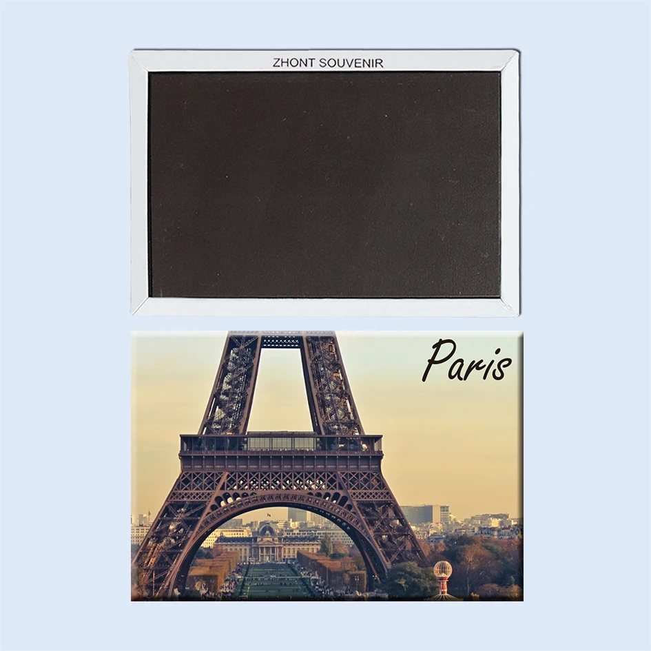 Sunsets Эйфелева башня Париж Франция 22564 подарки для друзей Ландшафтный магнитный