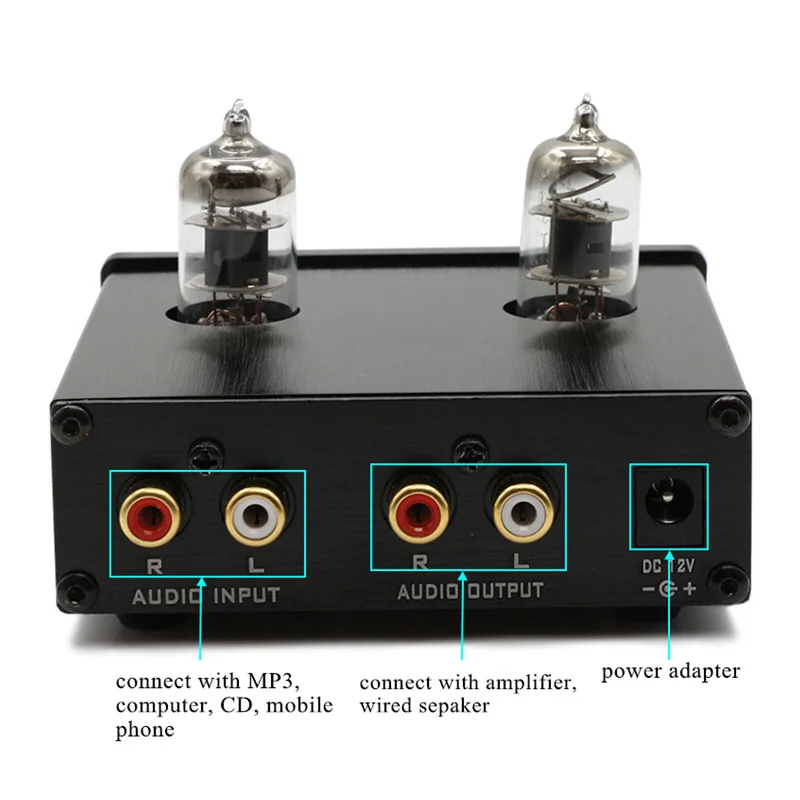 FX AUDIO трубка 01 желчный предусилитель ламповый буфер 6J1 Hi Fi DC 12V Профессиональный