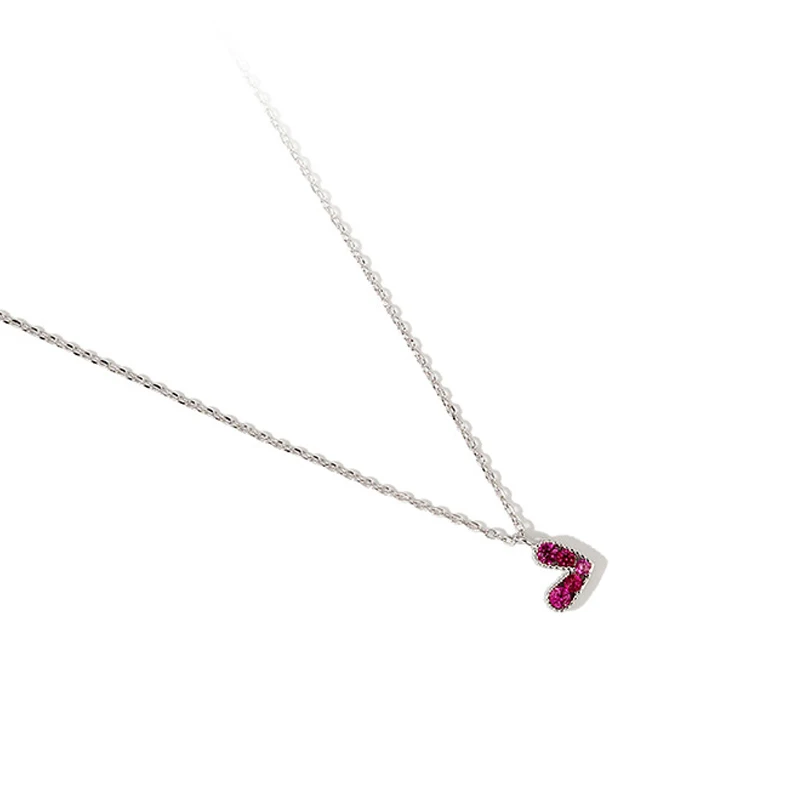 Begua Ringen 925 пробы Серебряное ожерелье в форме сердца, циркониевые подвески, модные серебряные ювелирные украшения, ожерелье,, вечерние, подарок