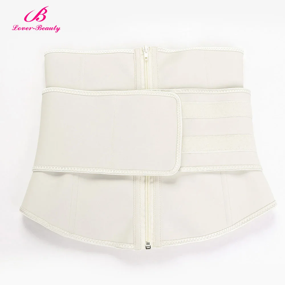 Lover Beauty Latex Waist Trainer Body Shaper Women Corsets with Zipper Shapers Cincher Corset Top Slimming Belt A | Женская одежда