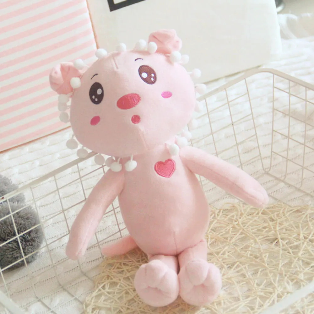 pig-pink Детская подушка, детские мягкие игрушки для девочек и мальчиков, кукла кошки льва, детская комната, украшение, подушка для детской фотографии, реквизит, детское постельное белье - Цвет: pig-pink