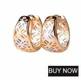 GULICX Новинка, полые серьги Huggie, пирсинг кольцо, серьги для женщин, золотой цвет, серьги, Белый CZ, свадебные ювелирные изделия E202