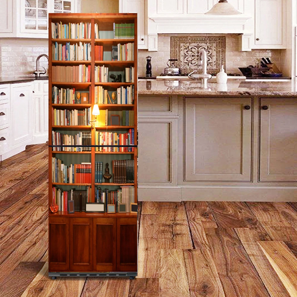 3d постер на книжную полку ПВХ водостойкая наклейка холодильник|Наклейки стену| |