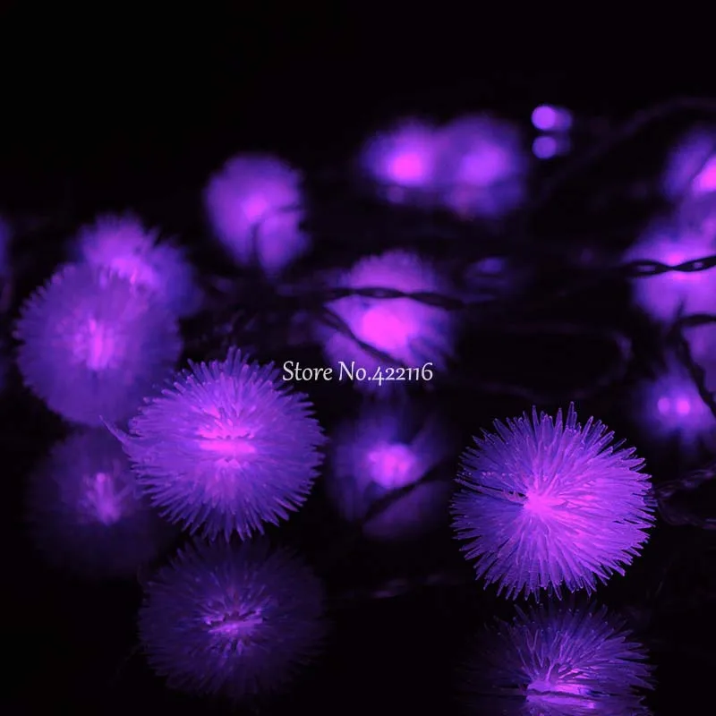 10 м 80 Одуванчик струнный светильник LED праздник Рождество s для украшения дома