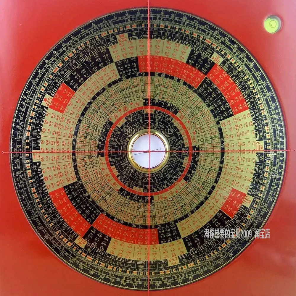 Hong Kong original authentic crystal panel Li Juming Lee three yuan Flying Star 9-inch professional feng shui compass | Канцтовары для