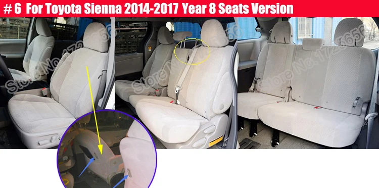 AutoDecorun постельные принадлежности на заказ покрытие сиденья для toyota sienna аксессуары Чехлы для автомобильных сидений набор подушки для автомобилей Защитные чехлы для сидений 27-30 шт