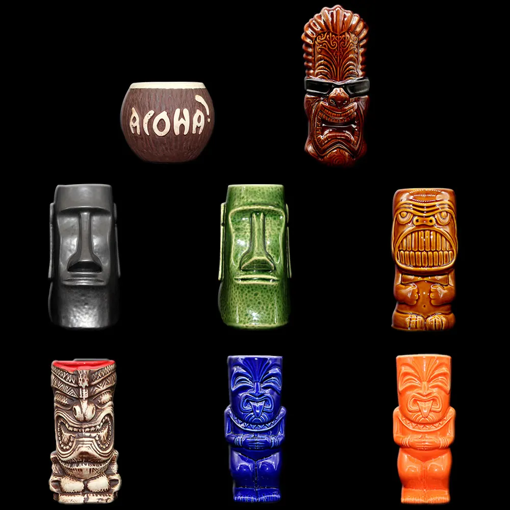 Tiki bar tiki кружка keller гавайский коктейль стеклянные мартини керамические