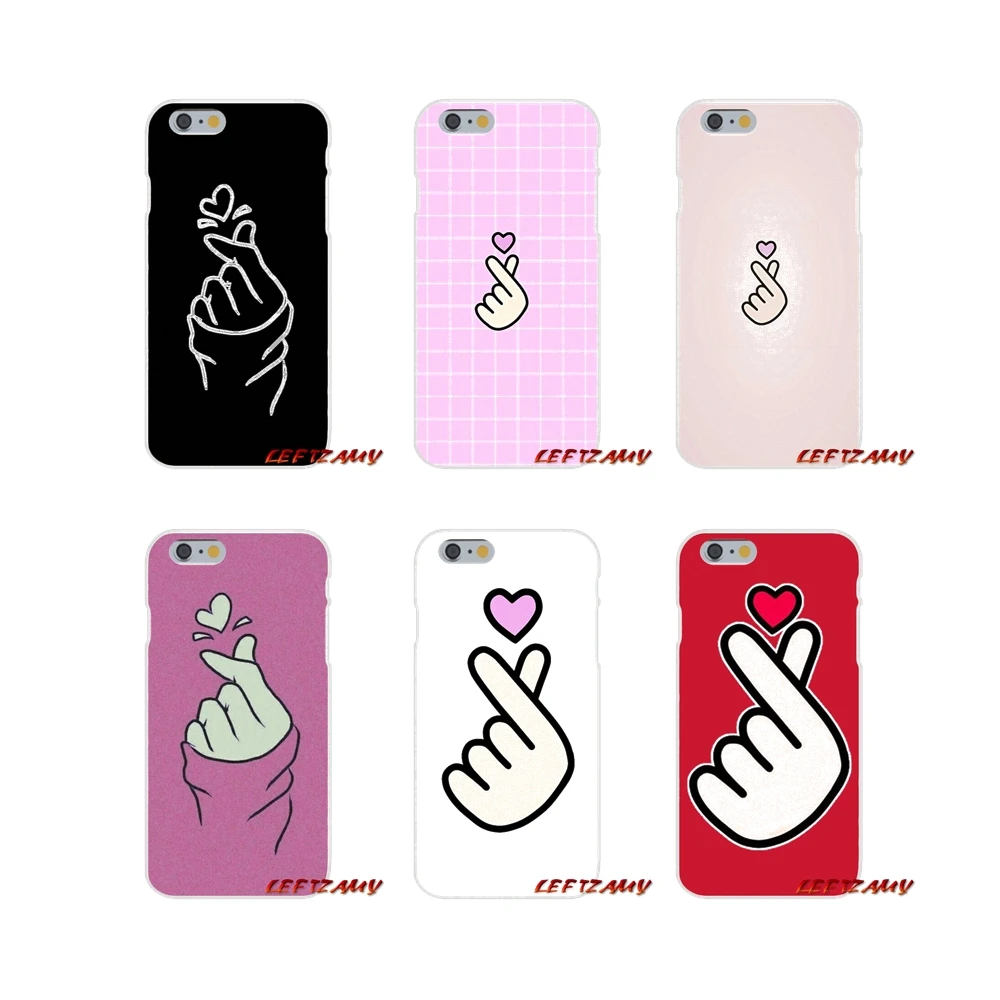 Черный и белый любовь kpop рисунок сердца для Samsung Galaxy A3 A5 A7 J1 J2 J3 J5 J7 2015 2016 2017