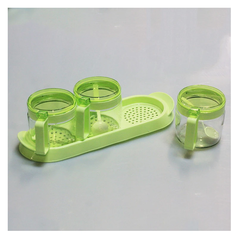 1 шт. стеклянная коробка для приправ банка соли|Солонки и тара хранения| |