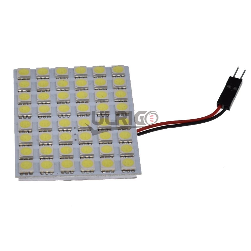 ULRIGO 1 шт. 48SMD купольсветодиодный Светодиодная 5050 48led Lumiere Dome панель T10/BA9S/ Feston