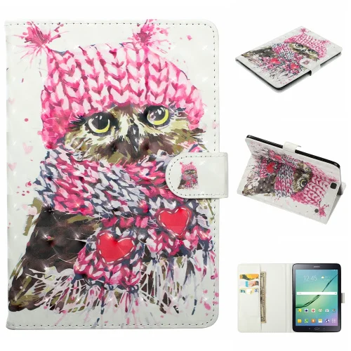 

Симпатичный Красочный цветочный кошелек для девочек, держатель для карт, Кожаный флип-чехол для планшета Samsung Galaxy Tab S2 9,7 T810 T815