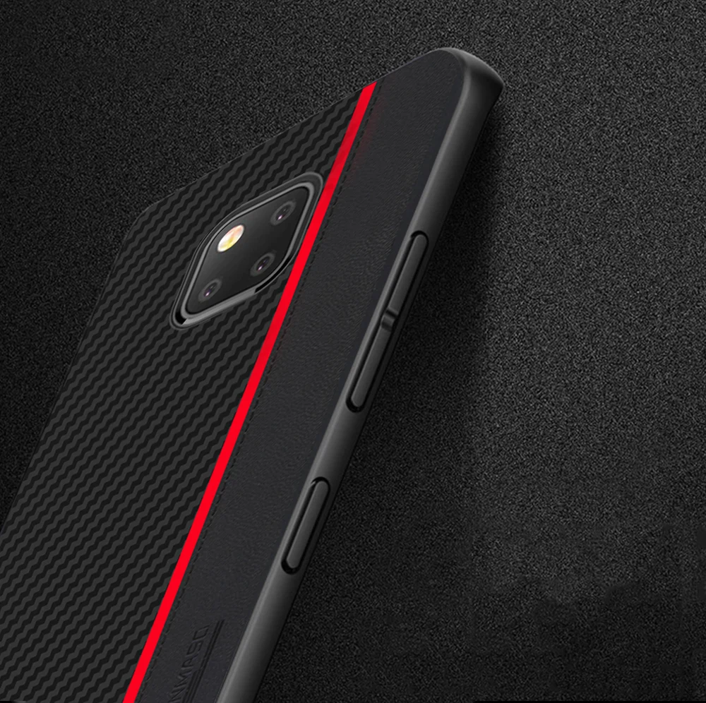 Для huawei mate 20 Pro 30 чехол Оригинальное углеродное волокно Кожаный противоударный чехол для huawei mate 30 20 P20 P30 Pro P20 Lite чехол