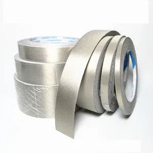 1 шт. 20 м односторонняя клейкая Токопроводящая тканевая лента от помех экранирующая изоляция защита от электромагнитного излучения