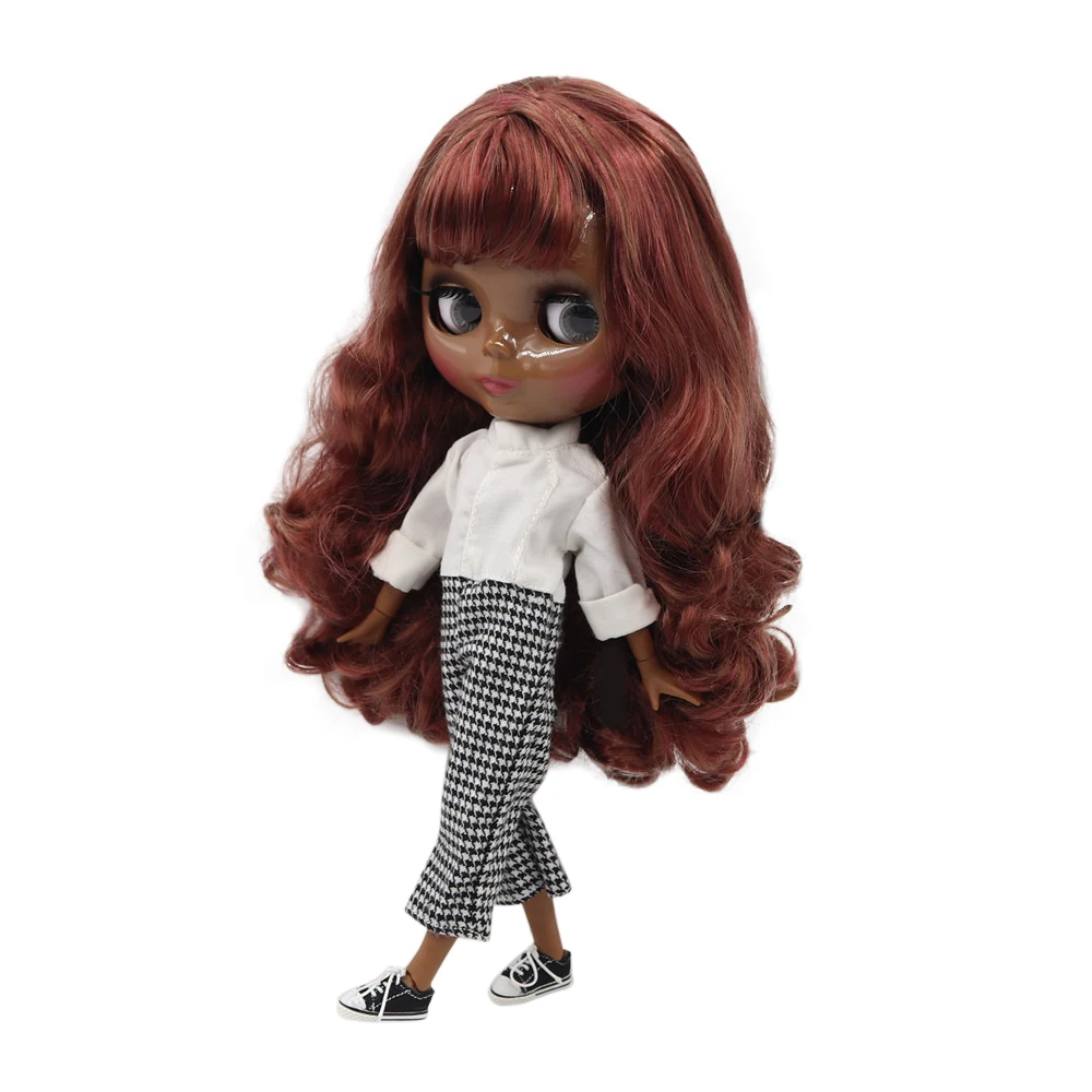 Curly Hair Glassy Face Nude Joint Body Bl9158/12532