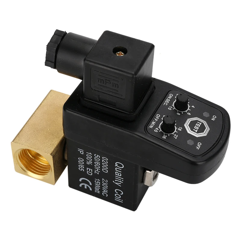 1/" AC220V 1.6Mpa электронный сливной клапан Временный Воздушный компрессор бензобак, Зерноуборочные комбайны, обрабатывающие автоматически 2-way Mayitr прочный сливной клапан