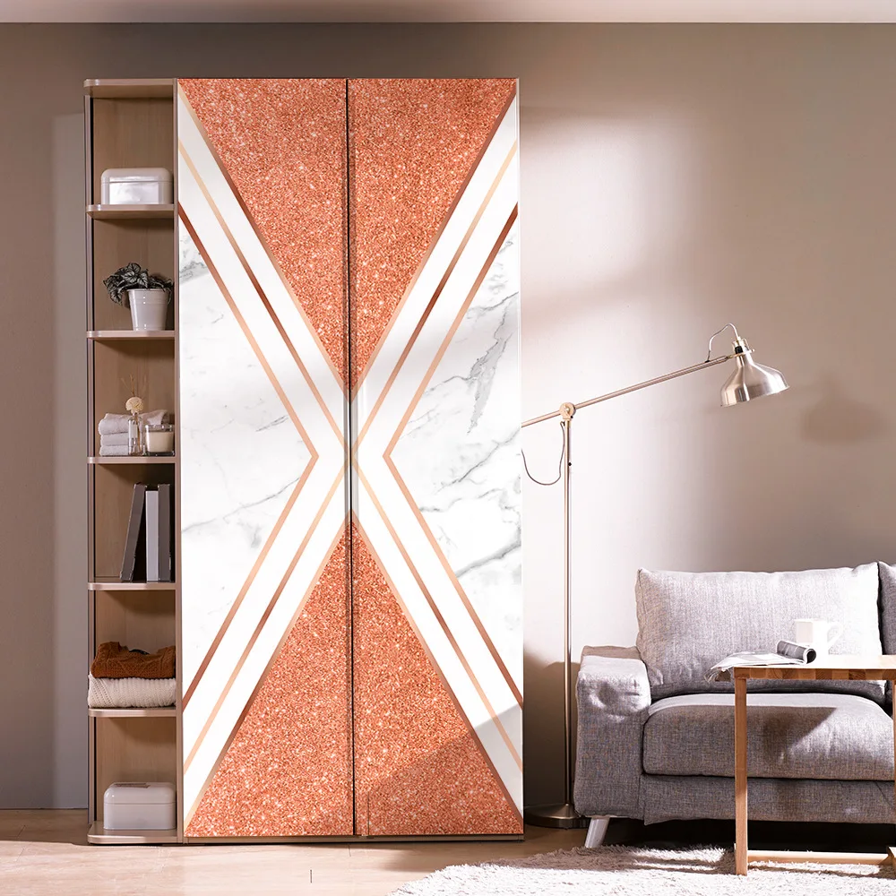 Самоклеющиеся наклейки для кухонной мебели DIY экологически чистые мраморные