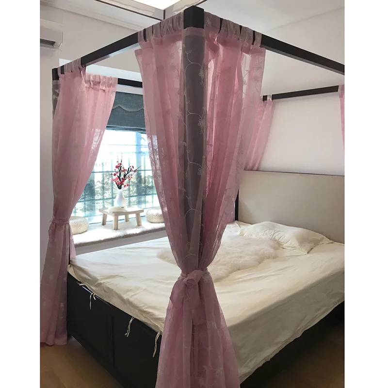 Klamboe навес принцессы для кровати вышитая площадь дворцовая занавеска кружевная