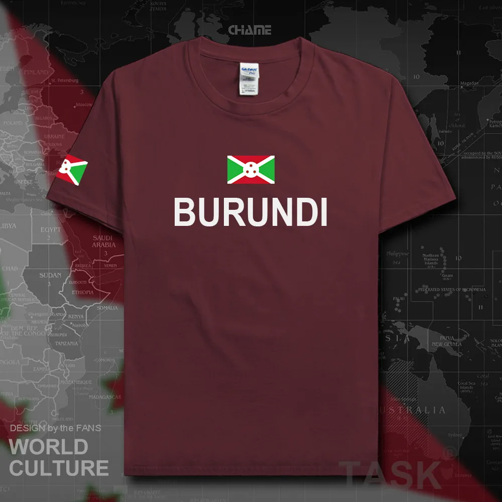 Футболка бурундийская 2019 года футболки национальной команды футболка из 100%