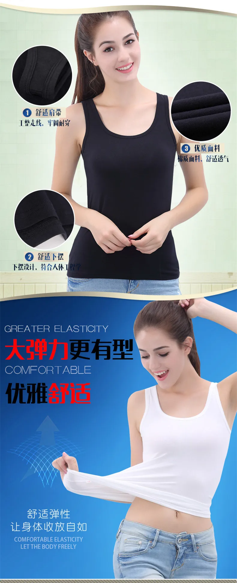 S-3XL, новинка, женские хлопковые майки, топы, лето, весна, повседневные, подходят ко всему, без рукавов, тонкие Топики, рубашка, сексуальный жилет для женщин