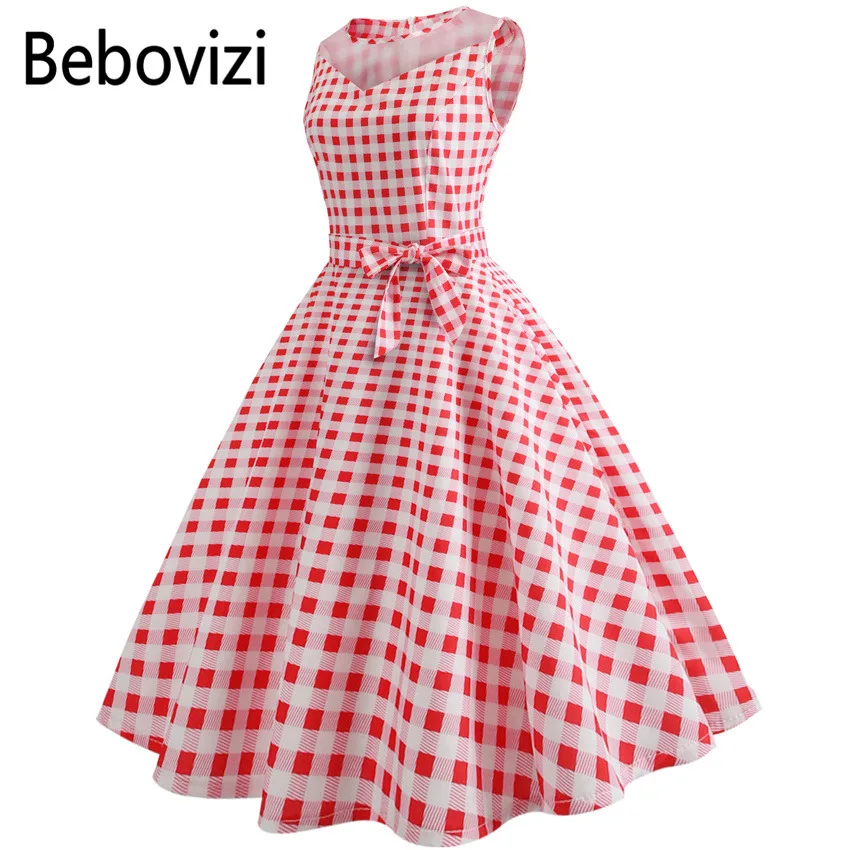 Bebovisi, новинка, желтое, волнистое, женское платье, сетка, сшитое, летние, без рукавов, вечерние, элегантные, Одри Хепберн, миди платья - Цвет: 2071