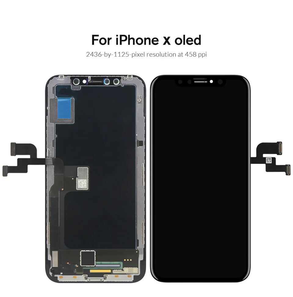 Класс для iPhone X S Max XR ЖК-дисплей для Tianma AMOLED OEM сенсорный экран с дигитайзером запасные части для сборки черный