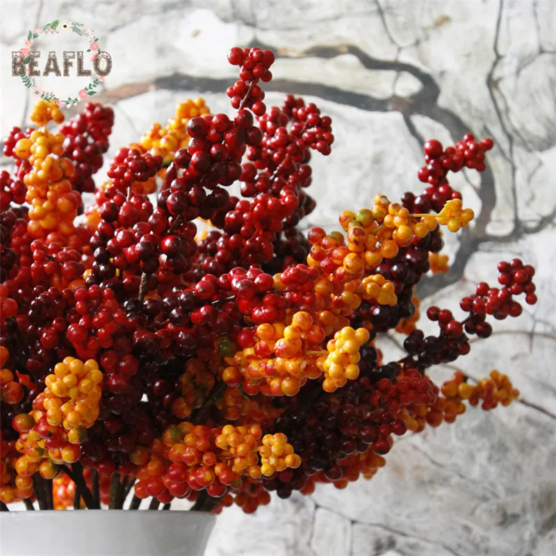 1 шт. искусственные фруктовые мини ягоды Длина 48 см|bouquet stand|fruits secsfruit |