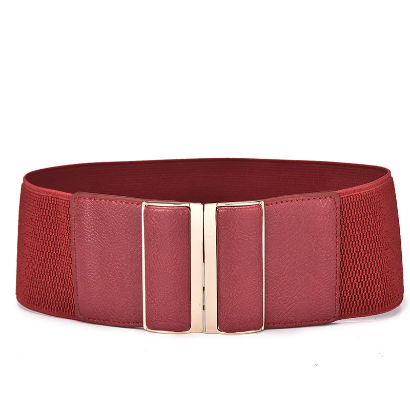 ORINERY 2018 New Designer Belts for Women Fashion Solid Elastic PU Leather Belt Wide Jeans Dress Accessories | Аксессуары для